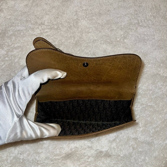 Christian Dior Gaucho Saddle Long Wallet - Picture 3 of 6